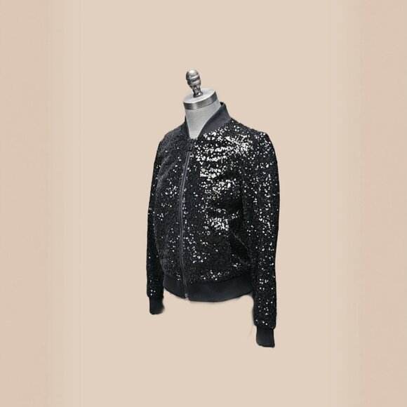 Banana Republic Sequin Bomber Jacket - Picture 4 of 4